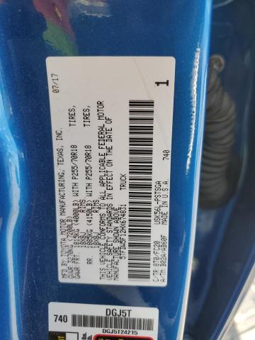 2017 Toyota Tundra Crewmax Sr5 VIN: 5TFDW5F12HX674831 Lot: 52183344