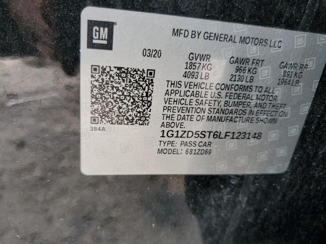 2020 CHEVROLET MALIBU LT - 1G1ZD5ST6LF123148