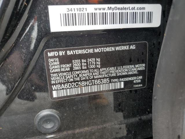 2017 BMW 640 XI GRA WBA6D2C58HGT66385