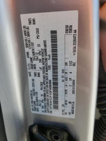 2016 Ford F150 Supercrew VIN: 1FTEW1CF1GFA58586 Lot: 52116734