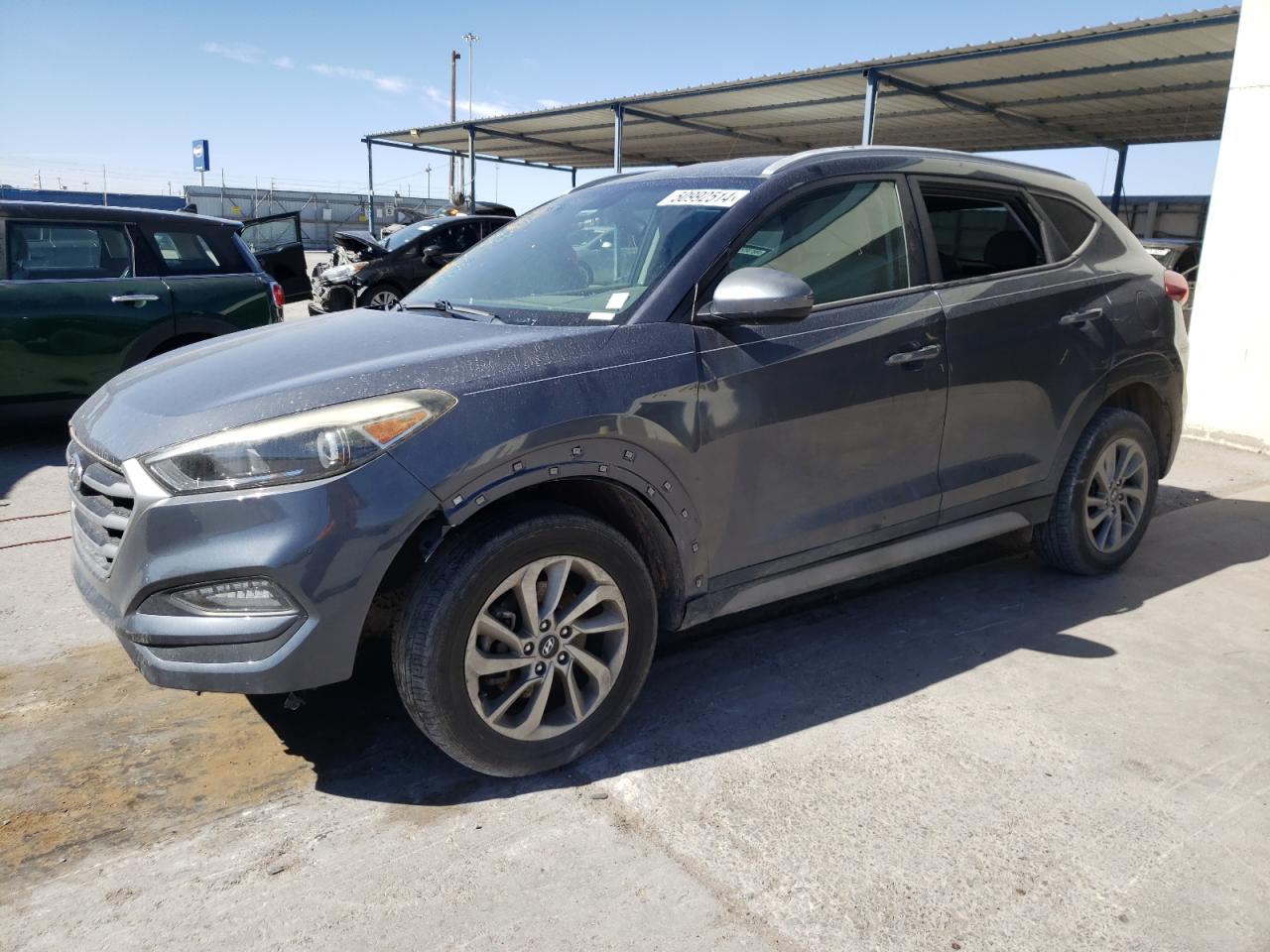 KM8J33A40JU601168 2018 Hyundai Tucson Sel