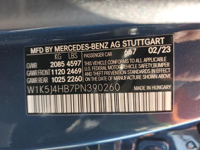 VIN W1K5J4HB7PN390260 2023 Mercedes-Benz CLA-Class,... no.13