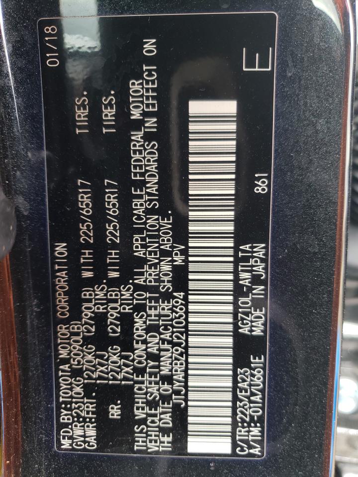 JTJYARBZ9J2103694 2018 Lexus Nx 300 Base