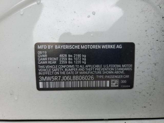 2020 BMW 330Xi VIN: 3MW5R7J06L8B06026 Lot: 49091744