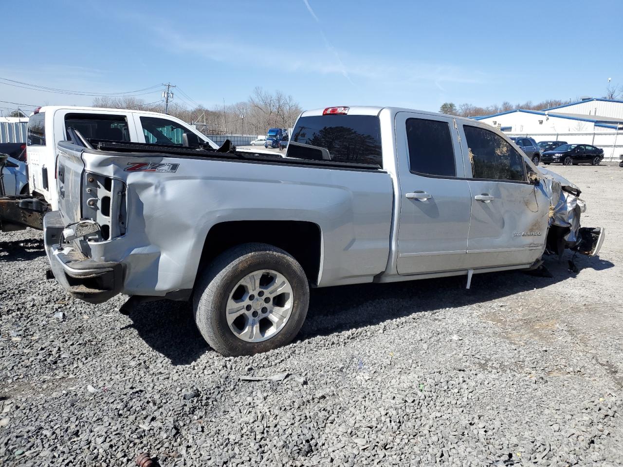 CHEVROLET SILVERADO 2017 silver 4dr ext gas 1GCVKREC6HZ374272 photo #4