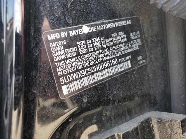 2017 BMW X3 xDrive28I VIN: 5UXWX9C50H0D96168 Lot: 51674844