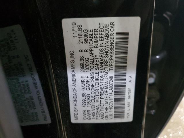 2020 Honda Accord Lx VIN: 1HGCV1F14LA037248 Lot: 52848014