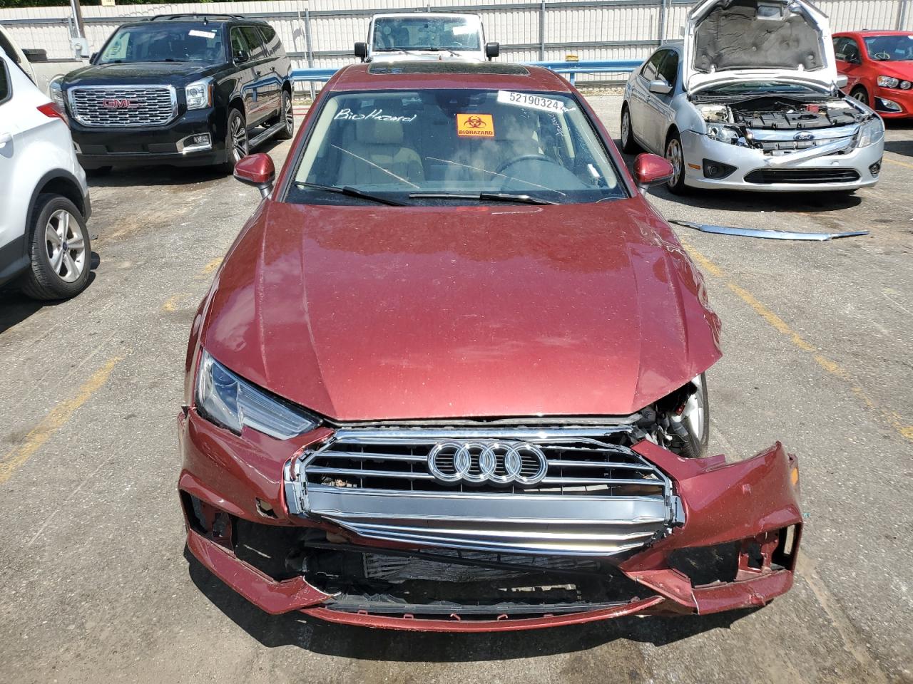 2019 Audi A4 Premium vin: WAUGMAF45KN009153