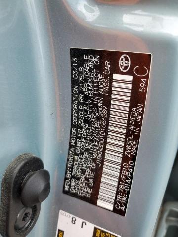 2013 Toyota Prius VIN: JTDKN3DU1D1666289 Lot: 51600714