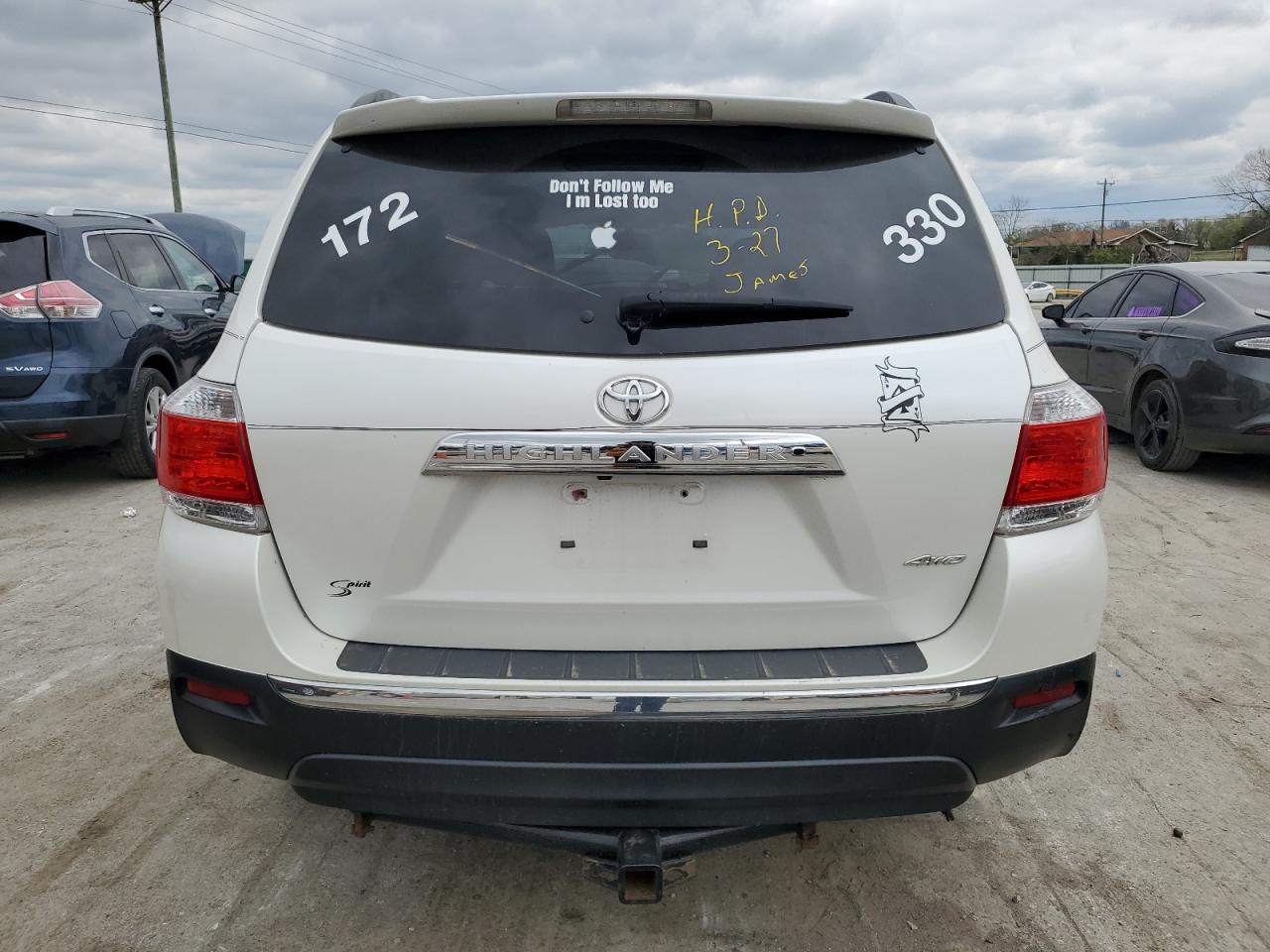 5TDBK3EH9CS111764 2012 Toyota Highlander Base