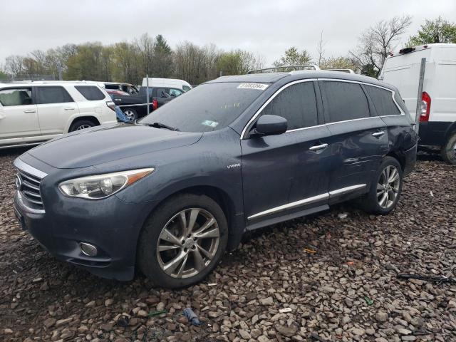 Lot #2522098943 2014 INFINITI QX60 HYBRI salvage car