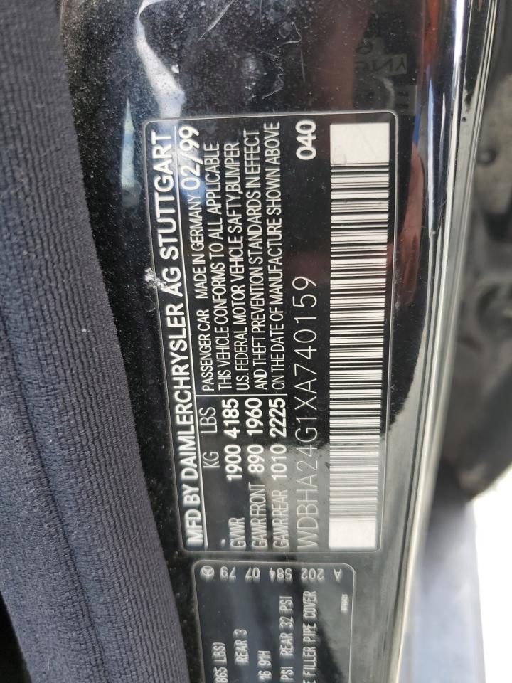 wdbha24g1xa740159 WDBHA24G1XA740159 1999 Mercedes-Benz C 230