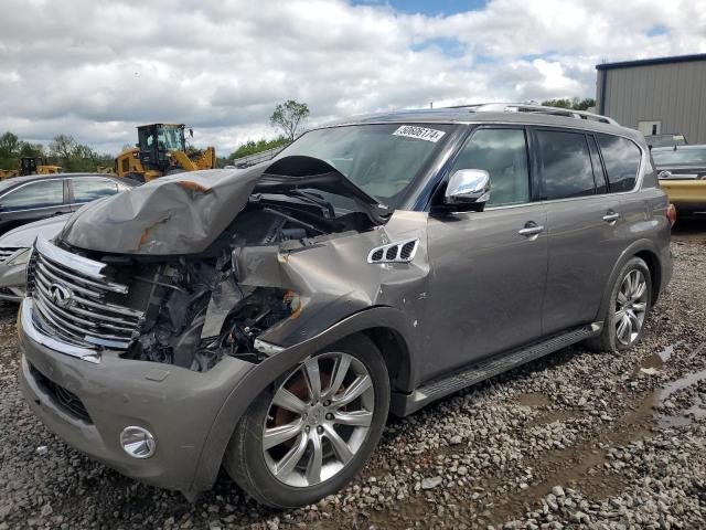 Lot #2484791008 2014 INFINITI QX80 salvage car