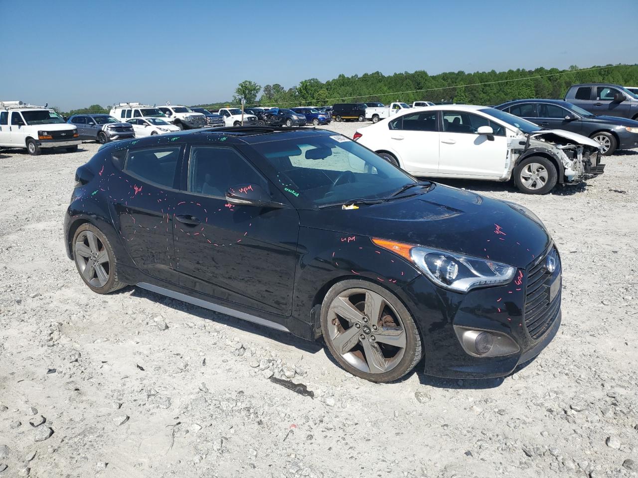 KMHTC6AE1DU125794 2013 Hyundai Veloster Turbo