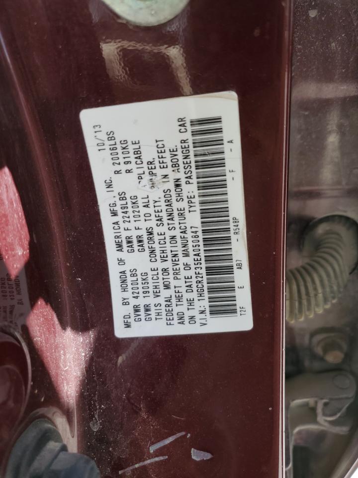 1HGCR2F35EA050847 2014 Honda Accord Lx