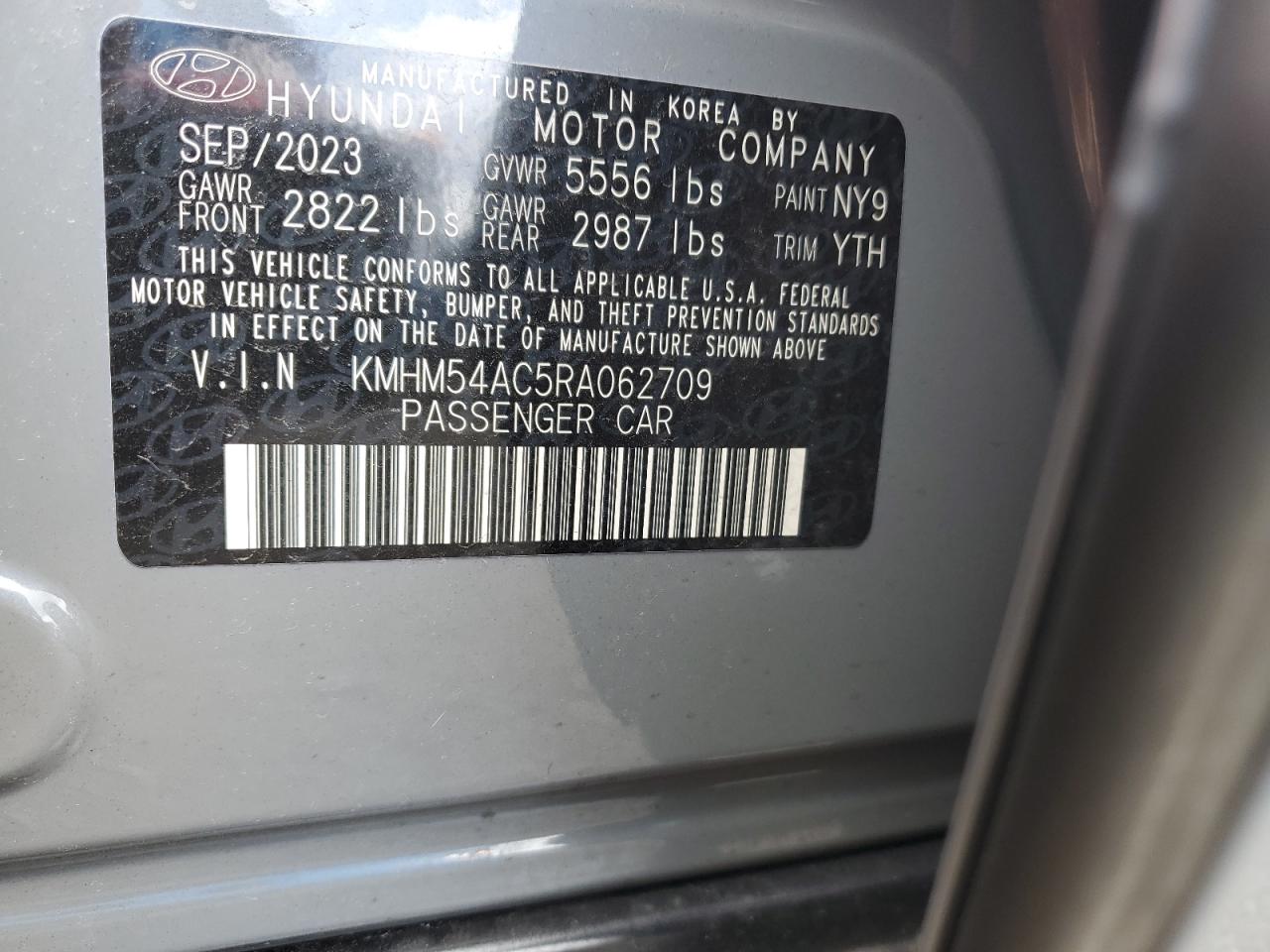 KMHM54AC5RA062709 2024 Hyundai Ioniq 6 Limited