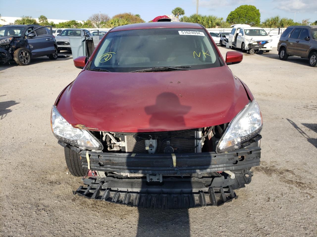 2015 Nissan Sentra S vin: 3N1AB7AP9FY265214