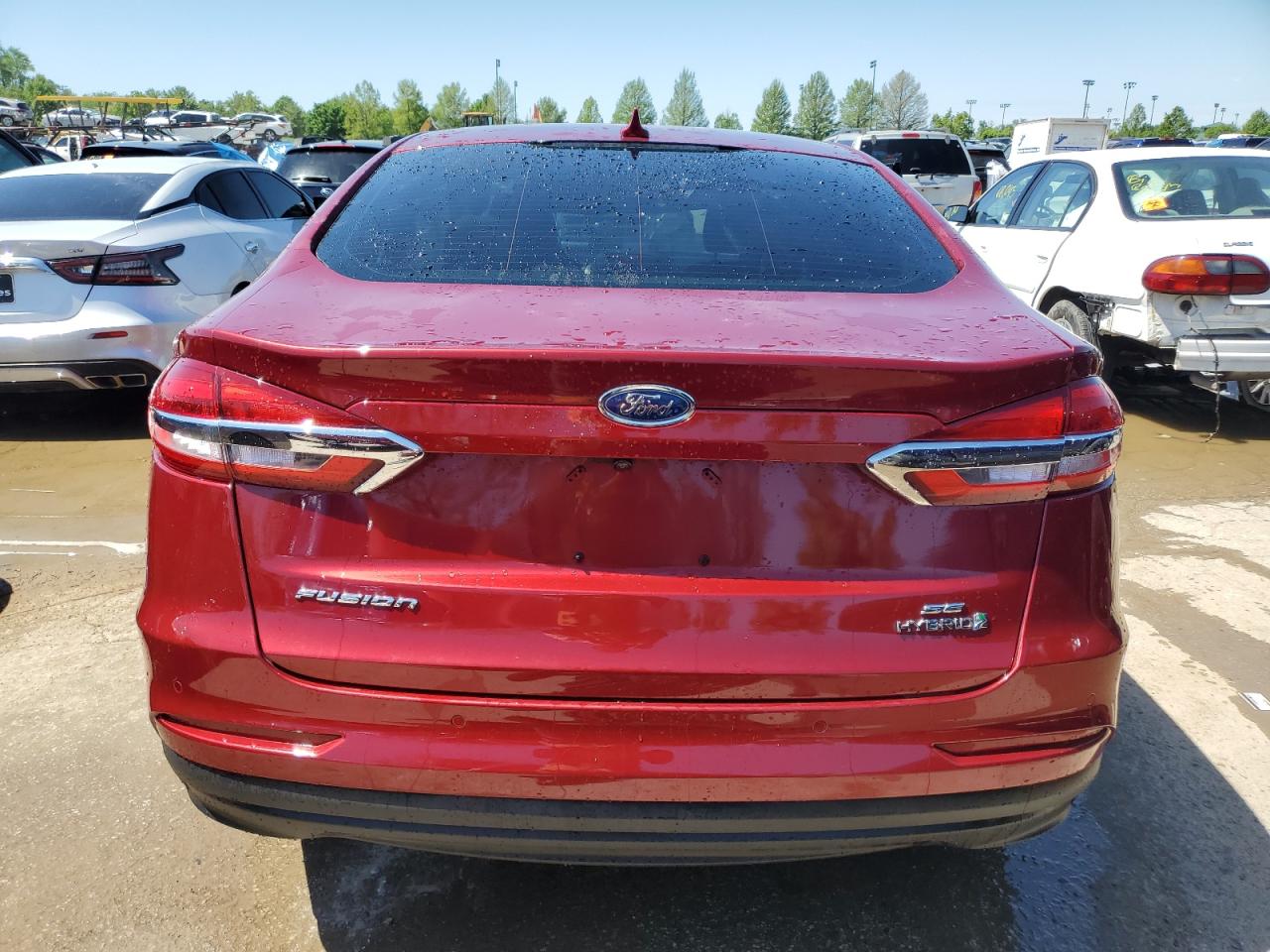 2019 Ford Fusion Se vin: 3FA6P0LU4KR226264