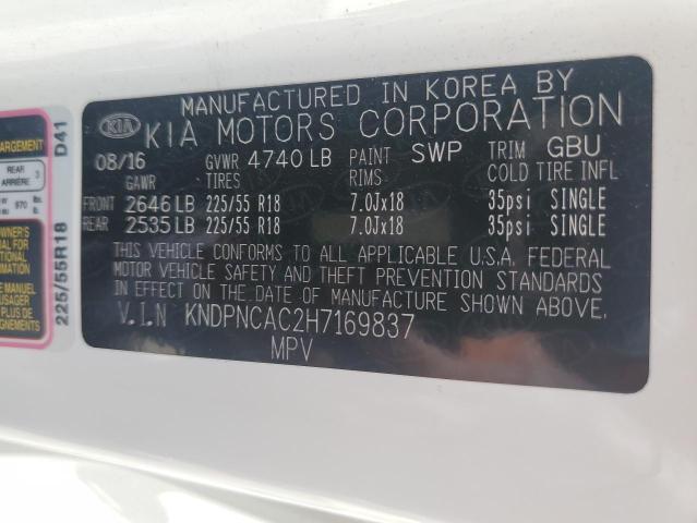 2017 KIA SPORTAGE E - KNDPNCAC2H7169837