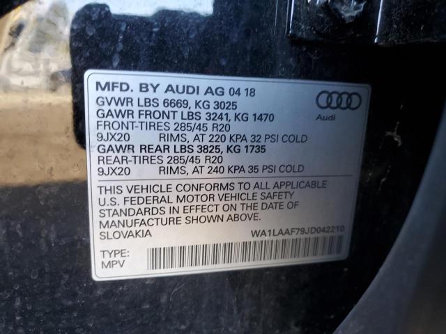 VIN WA1LAAF79JD042210 2018 Audi Q7, Premium Plus no.12