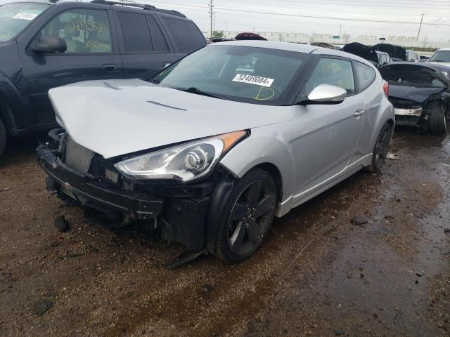 2013 Hyundai Veloster Turbo VIN: KMHTC6AE0DU129688 Lot: 52489084