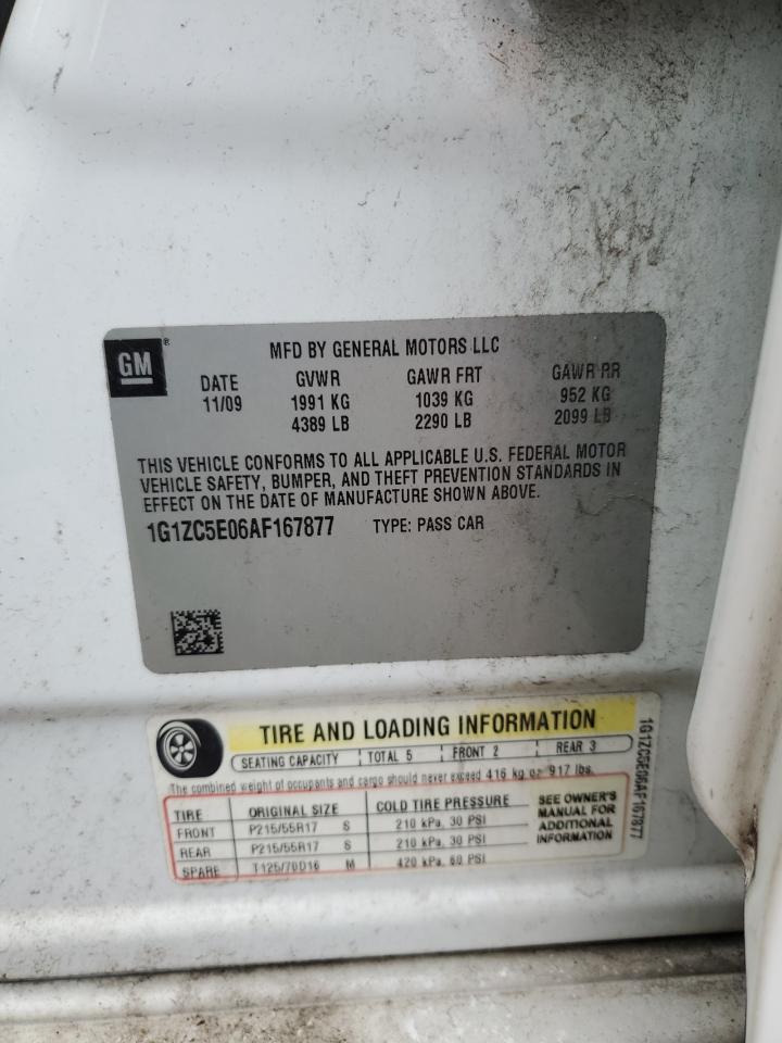 1G1ZC5E06AF167877 2010 Chevrolet Malibu 1Lt