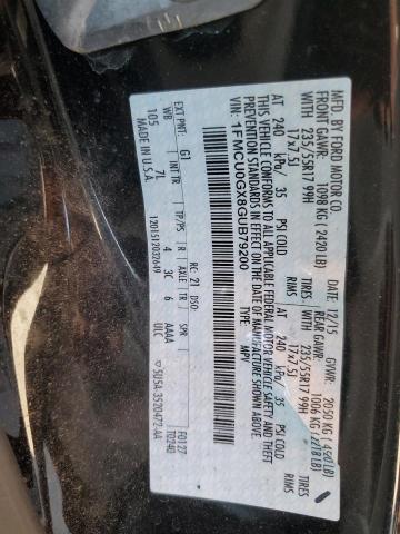 2016 FORD ESCAPE SE - 1FMCU0GX8GUB79200