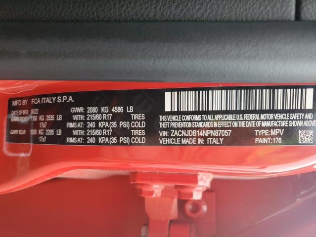 2022 JEEP RENEGADE L - ZACNJDB14NPN87057