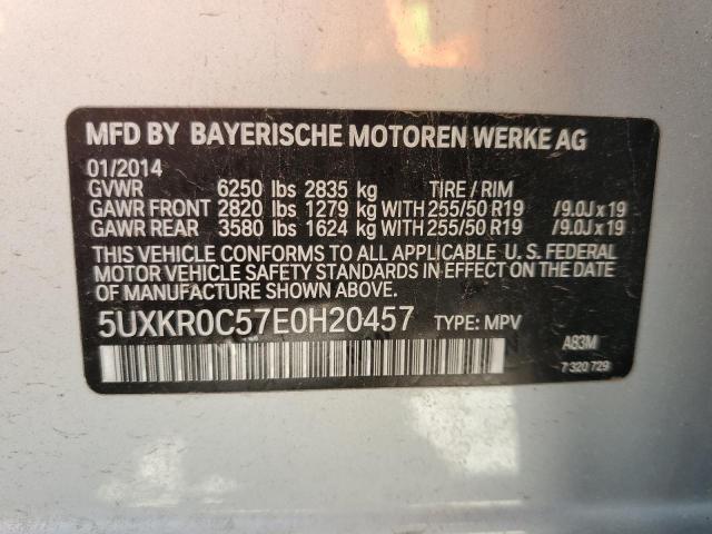 VIN 5UXKR0C57E0H20457 2014 BMW X5, Xdrive35I no.14