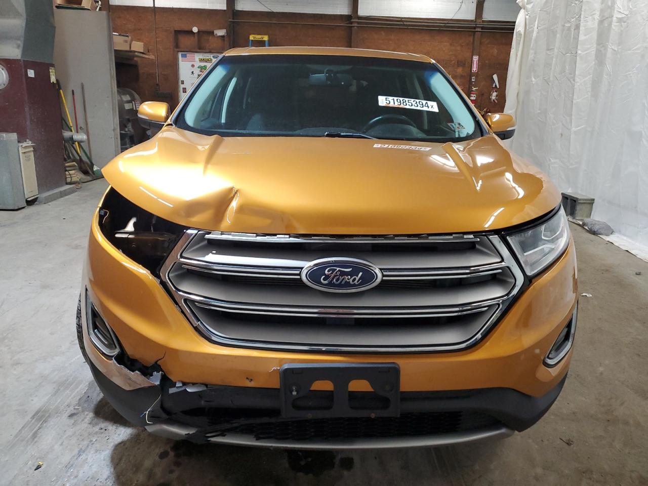 2016 Ford Edge Sel vin: 2FMPK4J80GBB43202