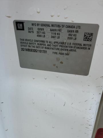 2016 CHEVROLET IMPALA LIM - 2G1WB5E32G1101701