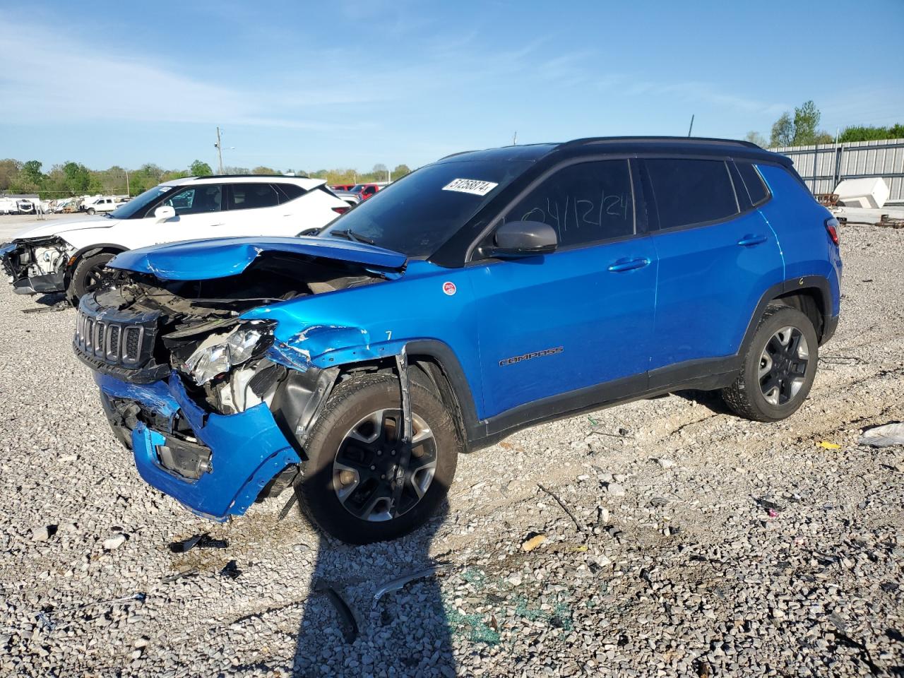 3C4NJDDB1HT656731 2017 Jeep Compass Trailhawk