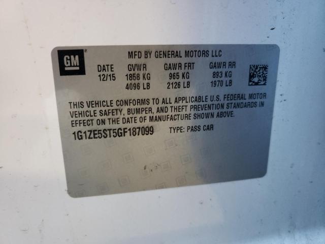 2016 CHEVROLET MALIBU LT - 1G1ZE5ST5GF187099