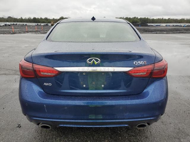 2019 Infiniti Q50 Red Sport 400 VIN: JN1FV7AR7KM801296 Lot: 50982134