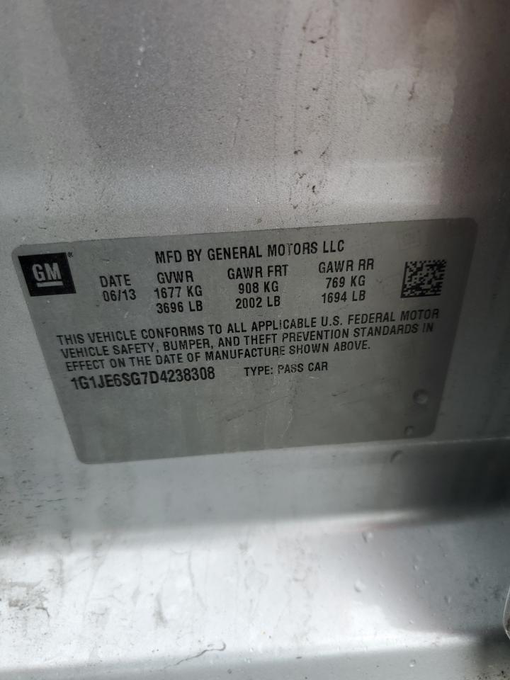 1G1JE6SG7D4238308 2013 Chevrolet Sonic Ltz