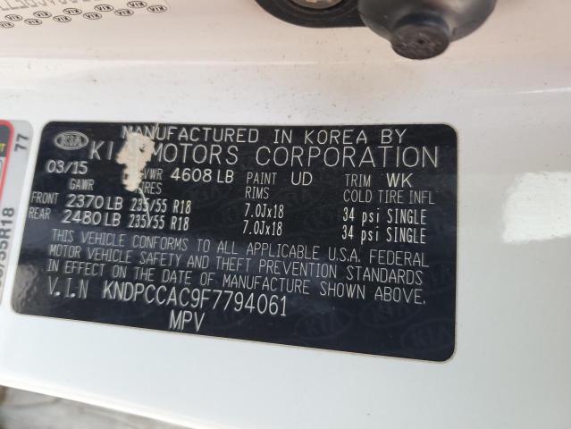 2015 KIA SPORTAGE E - KNDPCCAC9F7794061