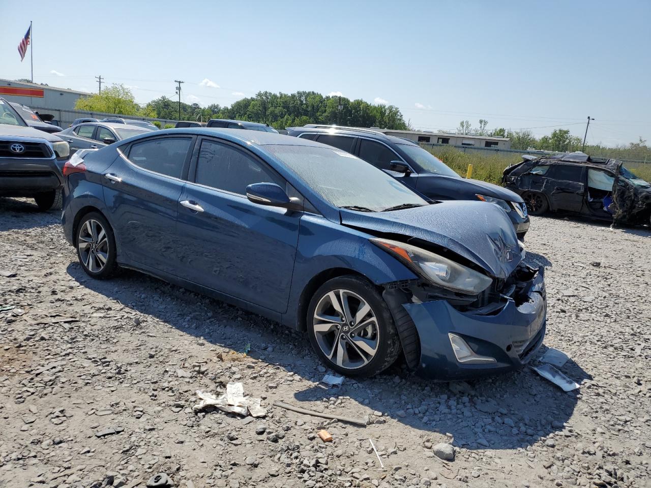 KMHDH4AEXEU163178 2014 Hyundai Elantra Se