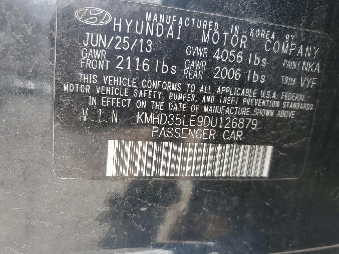 KMHD35LE9DU126879 2013 Hyundai Elantra Gt