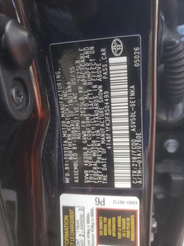 VIN 4T4BF1FK3FR504499 2015 Toyota Camry, LE no.12