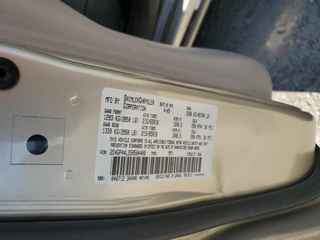 2005 Dodge Grand Caravan Sxt VIN: 2D4GP44L25R504409 Lot: 49885174