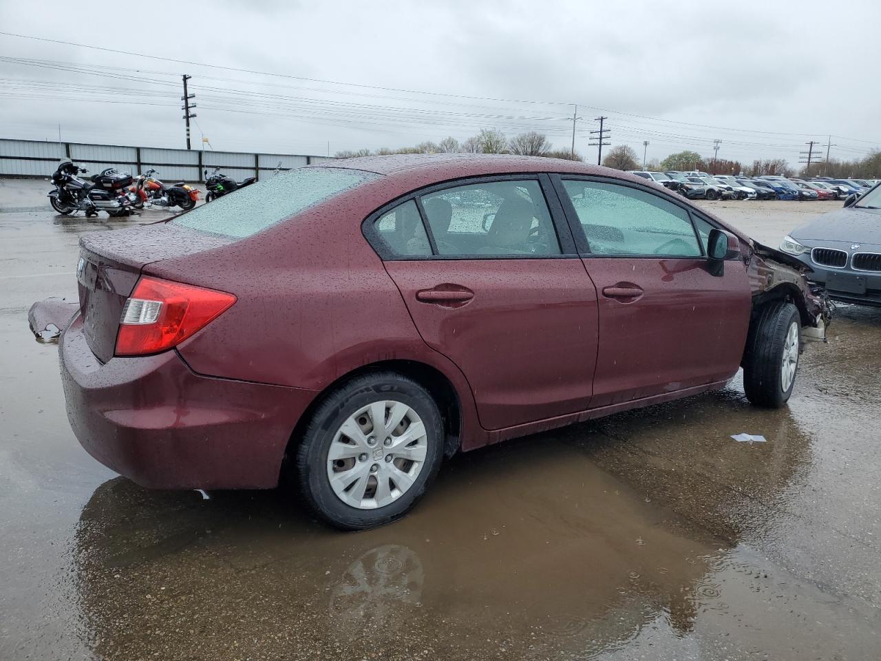 Lot #2461730438 2012 HONDA CIVIC LX