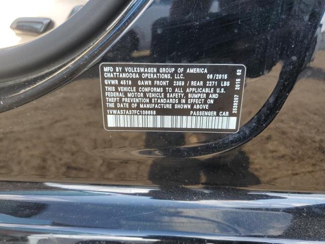 2015 VOLKSWAGEN PASSAT S - 1VWAS7A37FC106658
