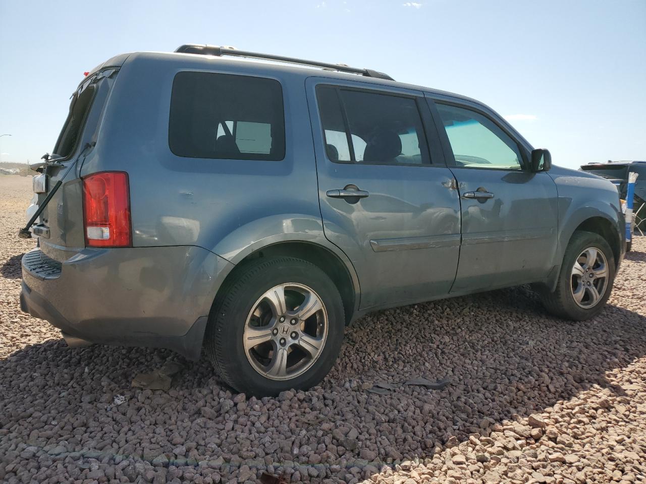 HONDA PILOT EX 2013 gray  gas 5FNYF3H4XDB014554 photo #4