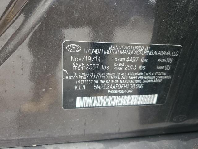 2015 HYUNDAI SONATA SE - 5NPE24AF9FH138366