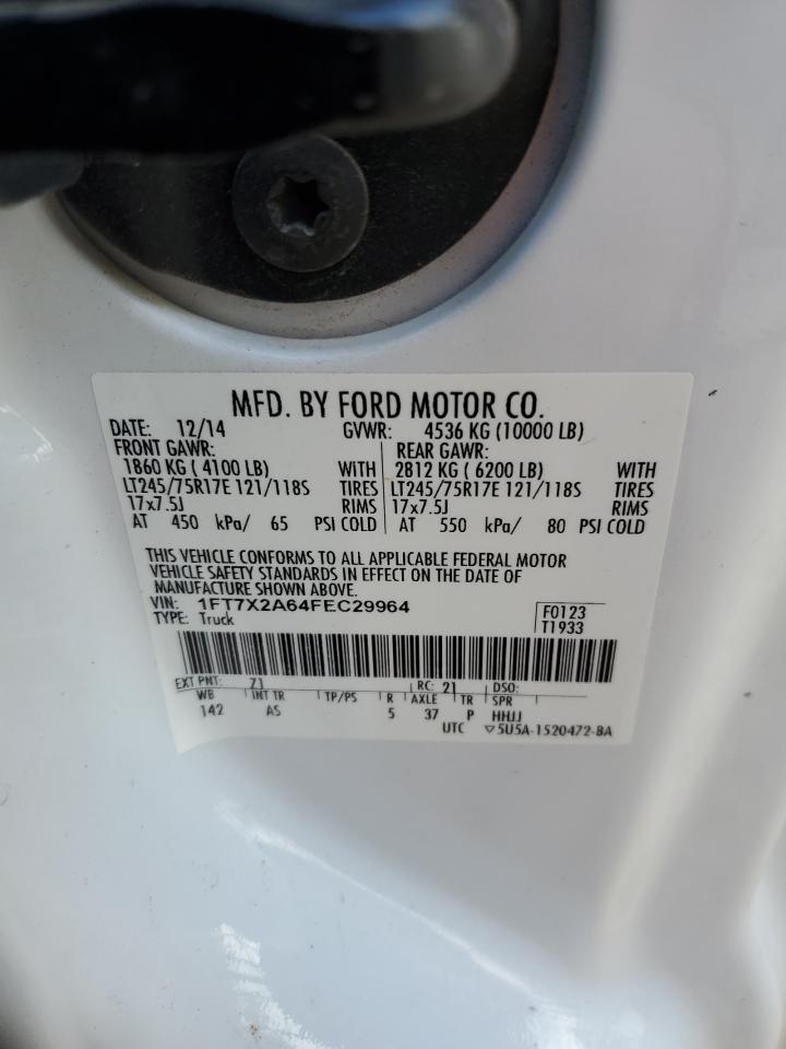 1FT7X2A64FEC29964 2015 Ford F250 Super Duty