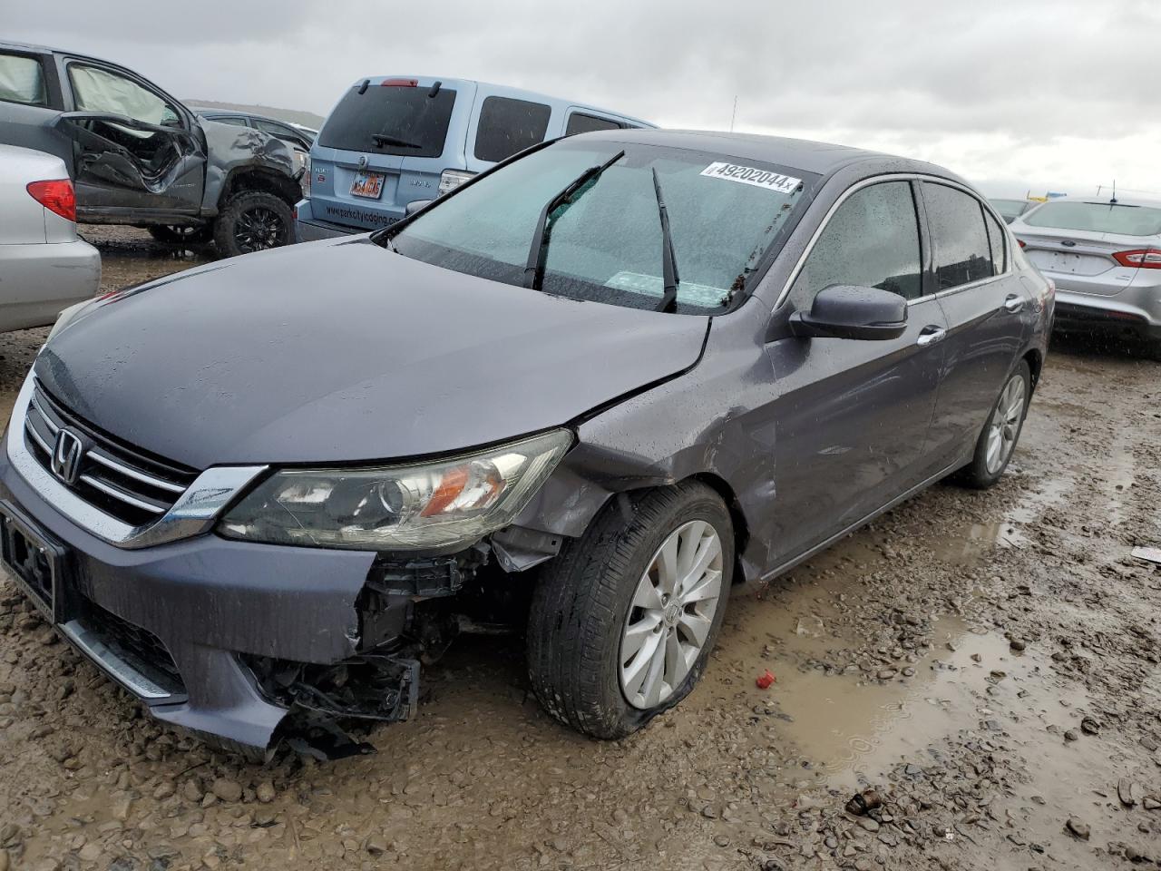 1HGCR3F81EA033898 2014 Honda Accord Exl