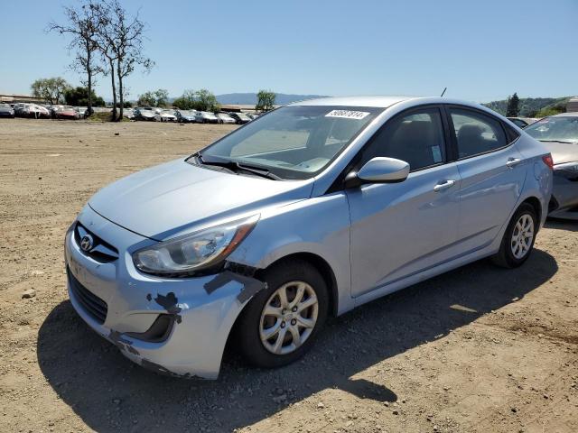 Lot #2461660450 2013 HYUNDAI ACCENT GLS salvage car