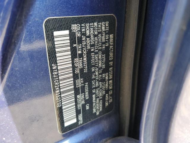 2019 Nissan Rogue Sport S VIN: JN1BJ1CR2KW352702 Lot: 50720974