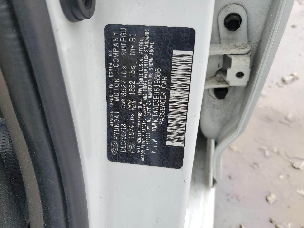 KMHCT4AE3EU619886 2014 Hyundai Accent Gls