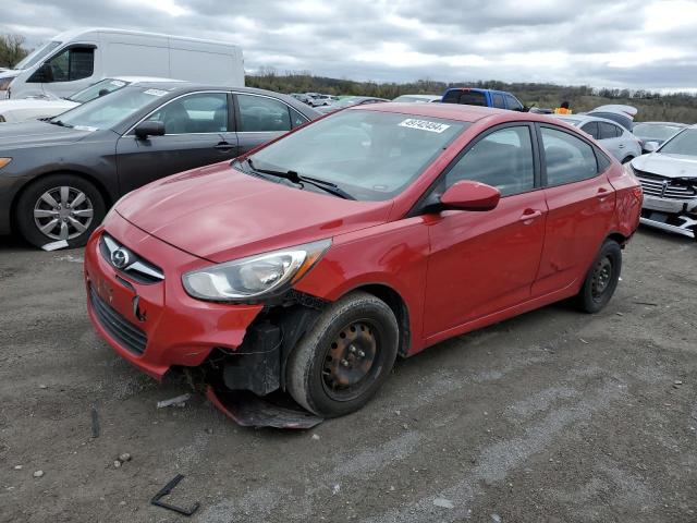 Lot #2443073197 2013 HYUNDAI ACCENT GLS salvage car